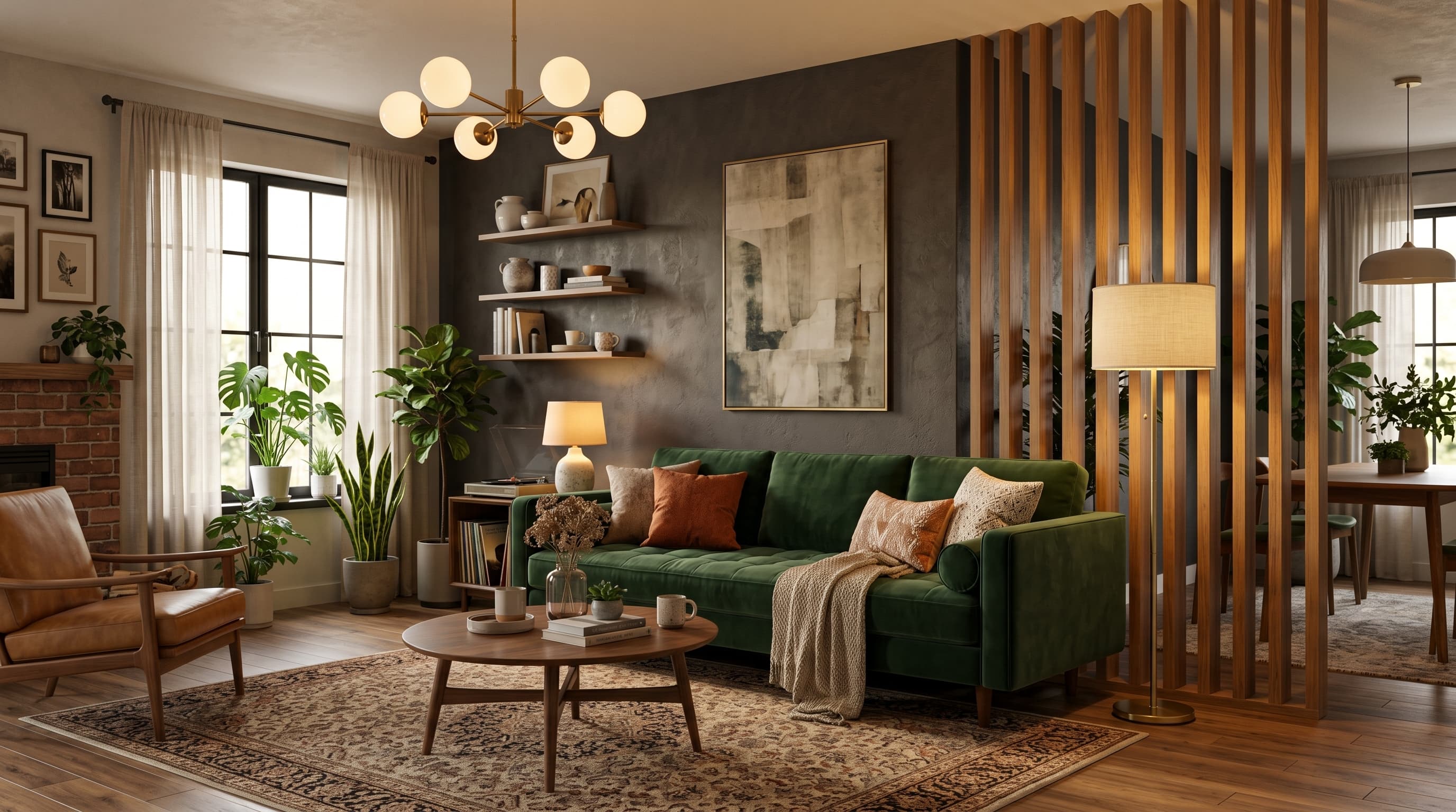 Vintage Modern Structural Render